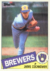 1985 Topps Baseball Cards      576     Jaime Cocanower